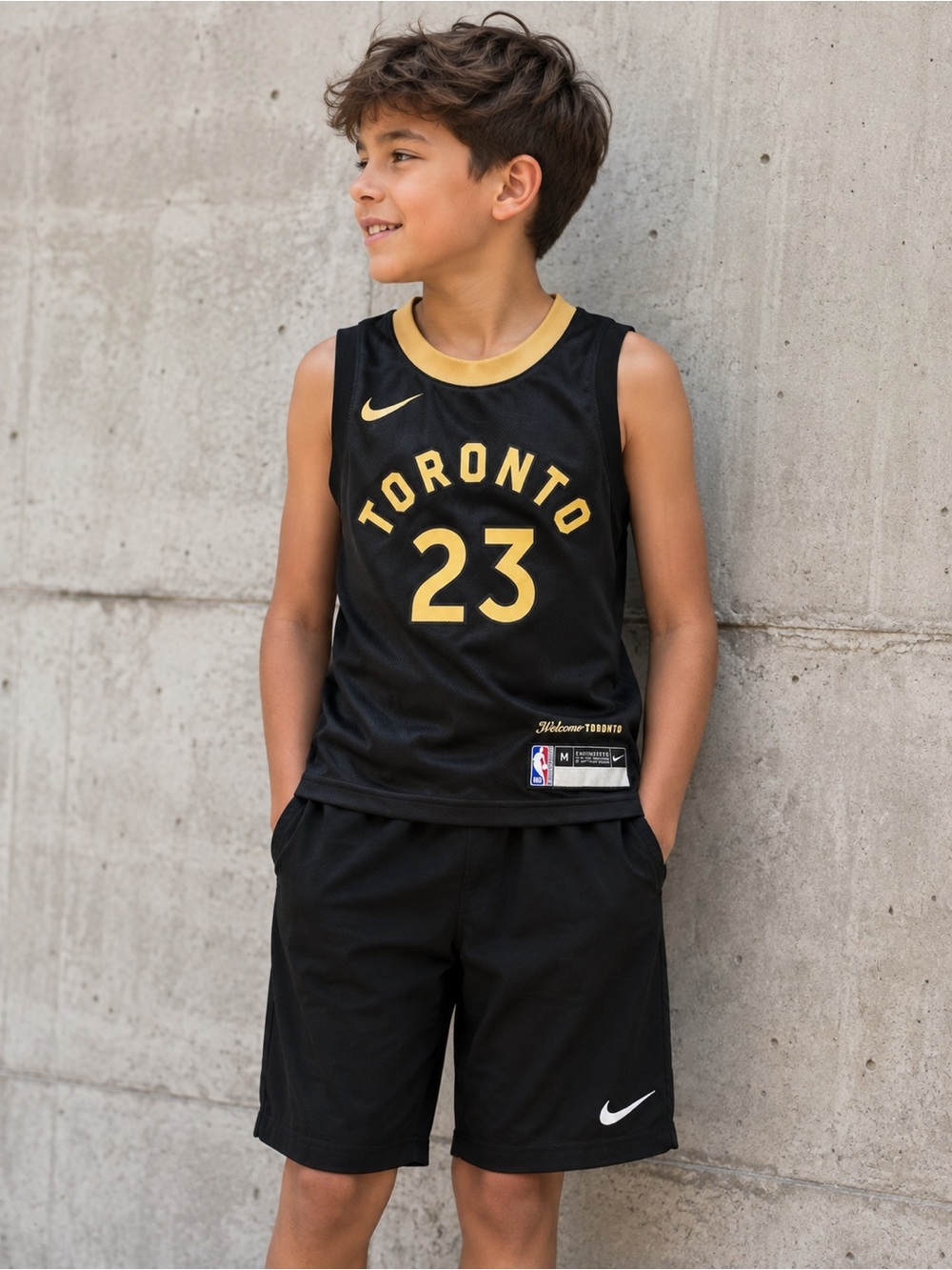 Nike Toronto Raptors Jersey.  Vanvleet number 23. Size 5/6